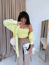 GELTONI crop topai "MINI LADY"